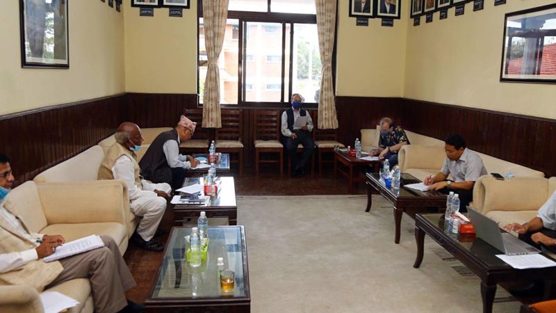 साझा कार्यक्रम र सरकार सञ्चालन कार्यविधि कार्यदलद्वारा  तयार