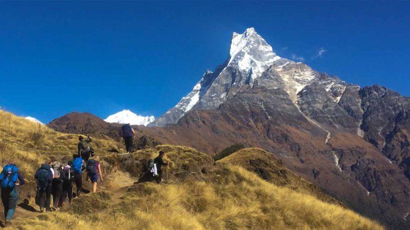 कोरोना कहरकाबीचमा पनि मर्दी पदयात्रा मार्गको स्तरोन्नति
