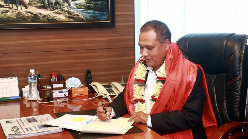 चुनौती स्वीकार गरेर आएको छु, देश र जनतालाई निराश बनाउँदिनः घिसिङ