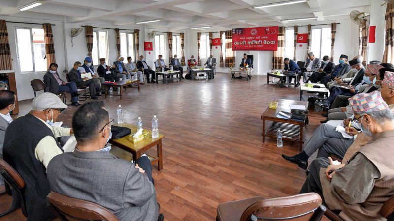 बादलको संयोजत्वमा एमालेको दशौं महाधिवेशन चितवनमा