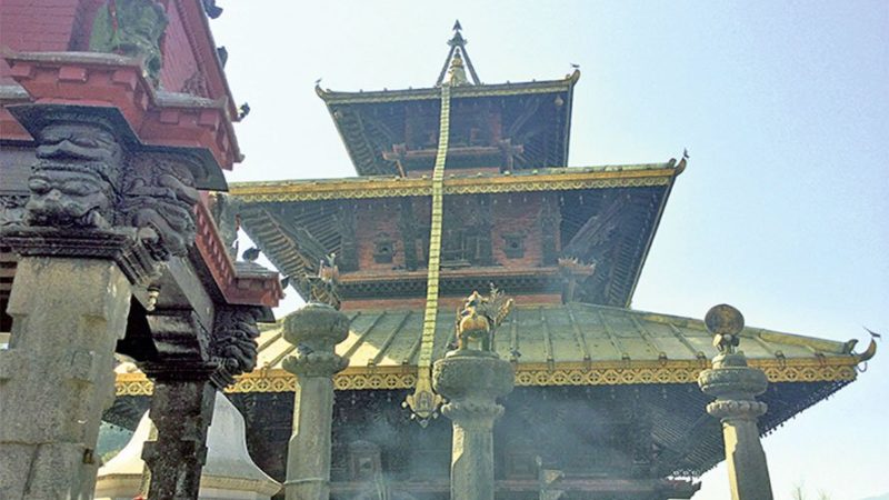 ललितपुरको बालकुमारी मन्दिर पुनःनिर्माण अघि बढ्यो