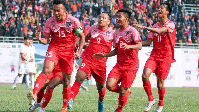 नेपाललाई ऐतिहासिक सफलता, बंगलादेशसंग बराबरी खेल्दै फाइनलमा