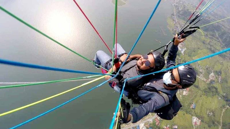 आन्तरिक पर्यटकका रोजाइमा ‘प्याराग्लाइडिङ ’