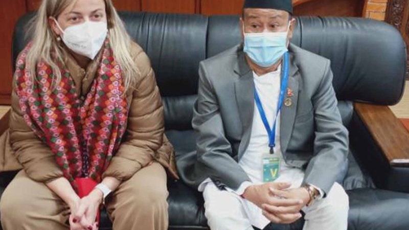 स्पेनका सभामुख नेपाल भ्रमणमा