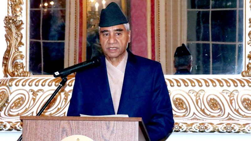 क्लिन इनर्जीमा लगानी गर्न सबैभन्दा राम्रो वातावरण नेपालमा : प्रधानमन्त्री देउवा