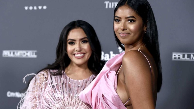 Vanessa Bryant, right, and Natalia Diamante Bryant arrive at the Baby2Baby Gala at the Pacific Design Center on Saturday, Nov. 13, 2021, in West Hollywood, Calif. (Photo by Jordan Strauss/Invision/AP)