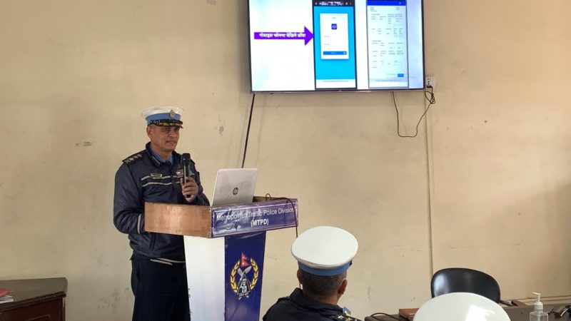 अब ट्राफिक प्रहरीले जहाँ समात्यो, त्यहीँ जरिवाना तिरी कागजपत्र लिन सकिने