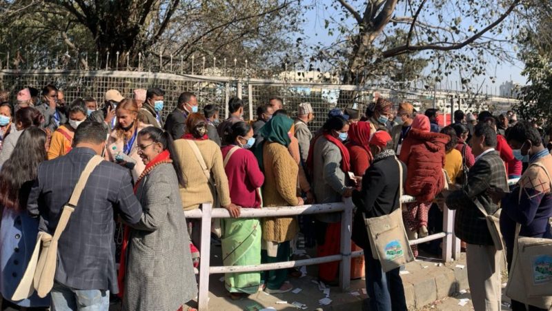 कांग्रेसको नयाँ नेतृत्व चयनका लागि मतदान सुरु