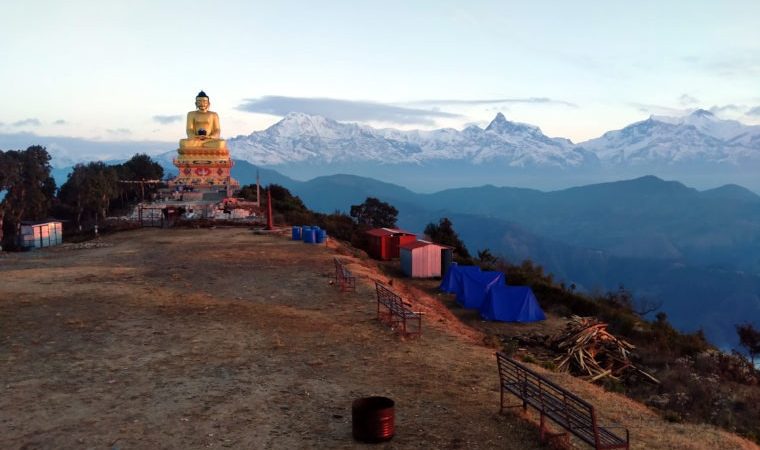 थाप्लेको बुद्धमूर्ति पर्यटकको आकर्षक गन्तव्य बन्दै