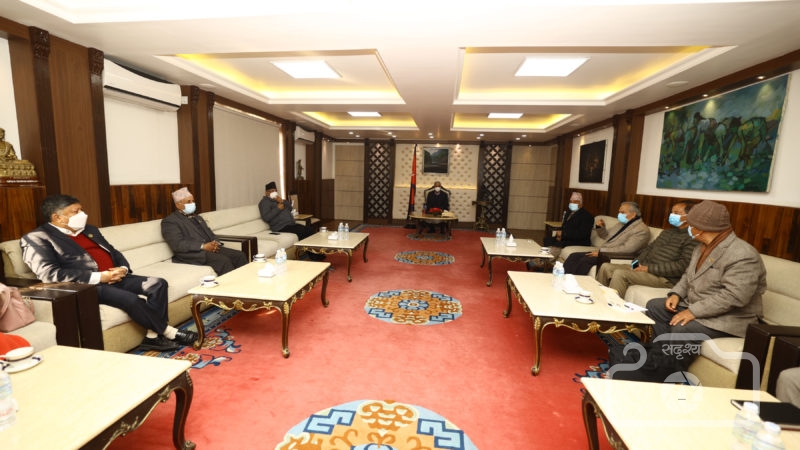 वैशाखमा निर्वाचन गर्नेमा सत्ता गठबन्धनका नेताहरु सहमत