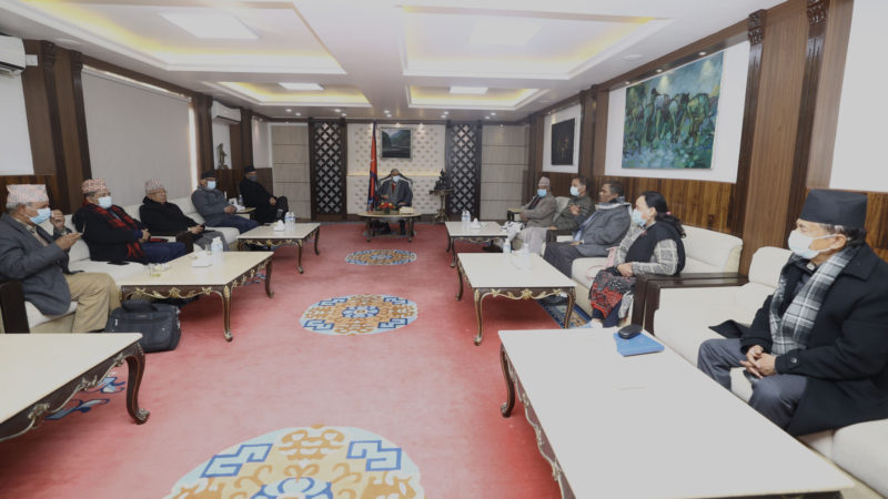 राष्ट्रियसभा निर्वाचनका लागि सत्ता गठबन्धनबीच सिट बाँडफाँट