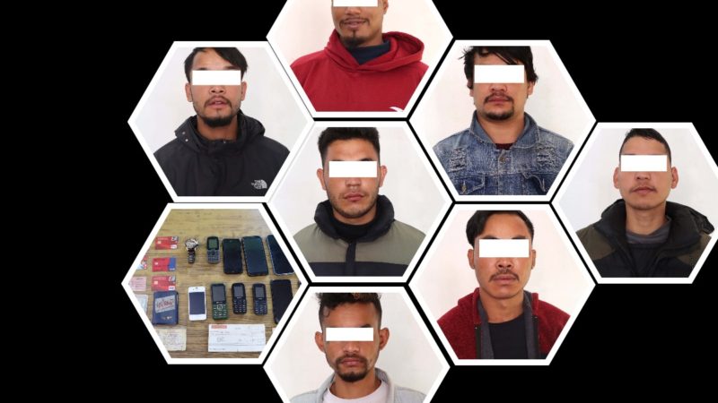 प्रहरी भन्दै लुटपाट गर्ने आठ जनाको समूह पक्राउ