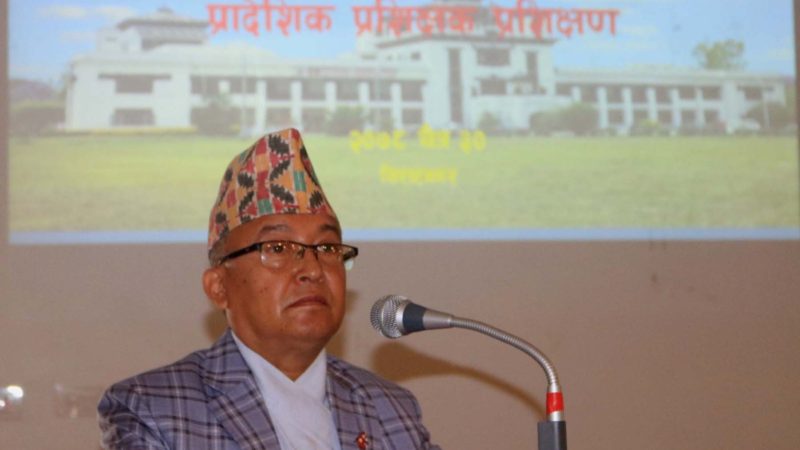 स्वघोषणाले उम्मेदवारलाई जिम्मेवार बनाउँछः प्रमुख आयुक्त थपलिया